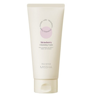 Creamy Latte Cleansing Foam kremowa pianka oczyszczająca do twarzy Strawber