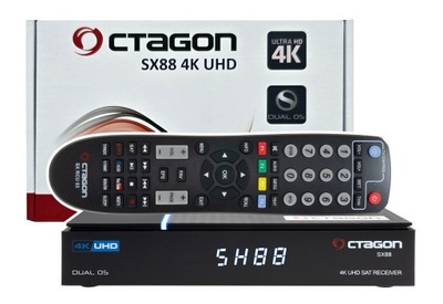 OCTAGON SX88 V2 4K LINUX E2 Dual OS OSCAM CCCAM NAJTAŃSZY OCTAGON 4K