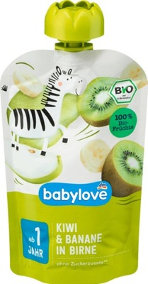 Babylove BIO Mus z Gruszek Kiwi i Bananów