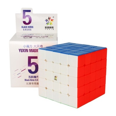 YuXin Black Kylin 5x5x5 V2 Kolorowa