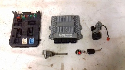 COMPUTADOR 9655534080 JUEGO IMMO PEUGEOT 407 2.0 HDI 04-  