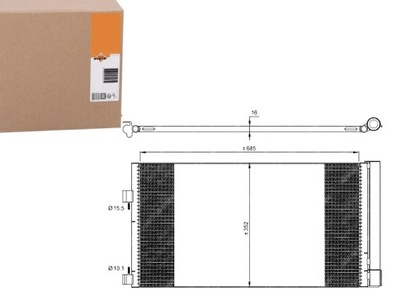 NRF KONDENSATORIUS AUŠINTUVAS KONDICIONAVIMO RTA5430 RT543 