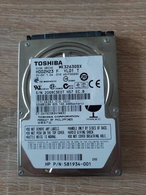 HDD Toshiba MK3263GSX HDD2H23 320GB SATA 2,5"