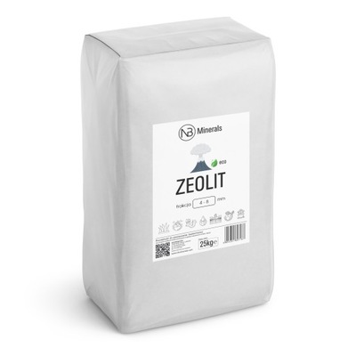 Zeolit 4-8mm Wysokiej grys amonowy podłoże wkład filtracyjny 25kg