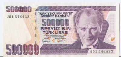 Turcja 500000 Lirasi 1970