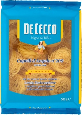Capelli D'Angelo n.209 500gr De Cecco makaron
