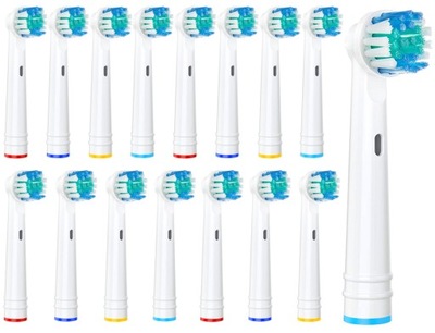 16 x KOŃCÓWKI DO SZCZOTECZEK ORAL-B ZAMIENNIK