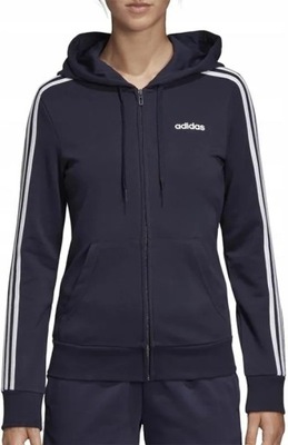 Adidas bluza damska rozpinana bawełniana roz. S granatowa