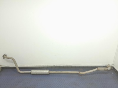 Toyota yaris 1 рестайлинг  1.0b 68 km гаситель выхлоп труба фото №1