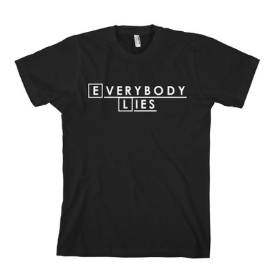 EVERYBODY LIES dr house t-shirt męskaS