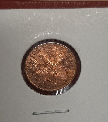 moneta 5 Groszy 1939r mennicza