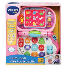 VTech Baby Laptop różowy j. francuski