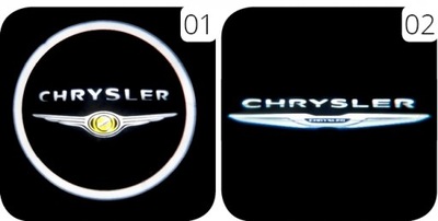 CHRYSLER 300C SEBRING DIODO LUMINOSO LED LOGOTIPO PROYECTOR LÁMPARA  