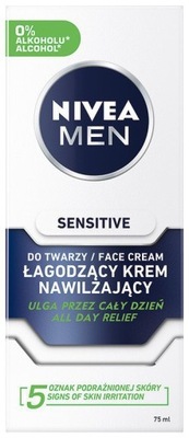 NIVEA FOR MEN Sensitive Nawilżający krem do twarzy