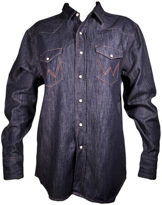 NO NAME koszula BLUE jeans WESTERN SHIRT _ L