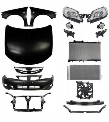 Subaru impreza compact 08-12 бампер капот лампи фото №1