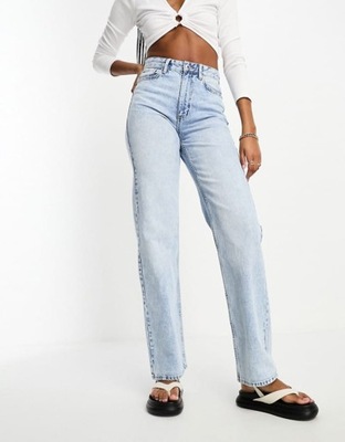 RIVER ISLAND TALL PROSTE JEANSY WYSOKI STAN (36)