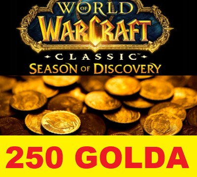 WORLD OF WARCRAFT CLASSIC CRUSADER STRIKE 250G 250 GOLDA EU SOD A/H