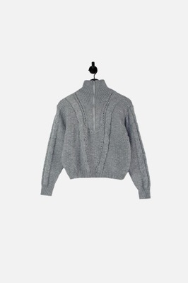 SHEIN SZARY SWETER ZAMEK (M)