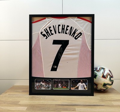 Shevchenko, AC Milan - koszulka z autografem w ramie od 1zł! (zag)