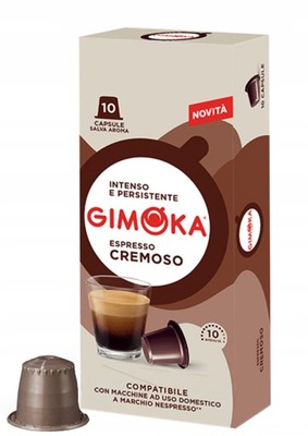 KAPSUŁKI KAWA GIMOKA CREMOSO do NESPRESSO 10 szt