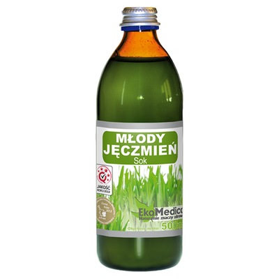 SOK Z MŁODEGO JĘCZMIENIA MŁODY JĘCZMIEŃ 500ML EKAMEDICA