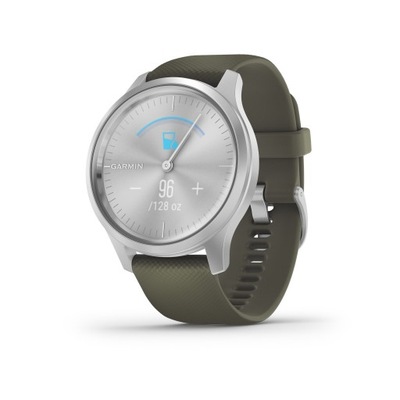 GARMIN VIVOMOVE STYLE smartwatch / srebrno-zielony NOWY 23% VAT