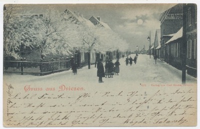 Drezdenko /Driesen, ujęcie zimą 1898 r. (2370)
