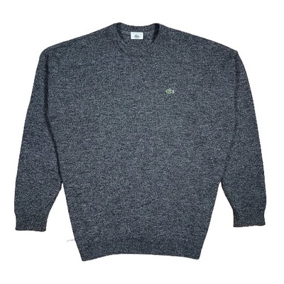 LACOSTE Sweter Wełniany Męski Logowany r. 7