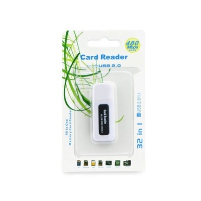 Czytnik kart pamięci Czarny SDHC/SD / MMC / RS-MMC / Mini-SD(adapter) / Mic
