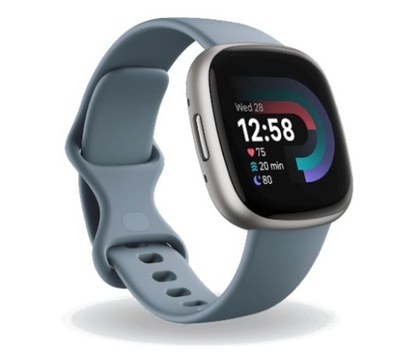 Fitbit by Google Versa 4 niebiesko-platynowy