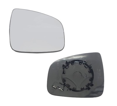 Dacia sandero logan 2012- скло дзеркало pr фото №1