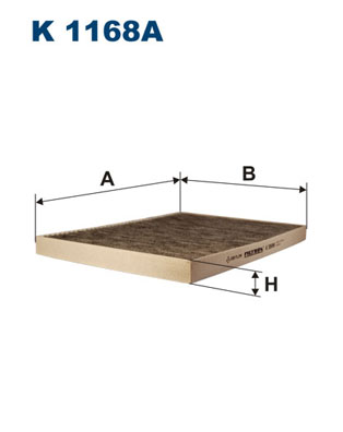 FILTRO DE CABINA FILTRON K1168A  