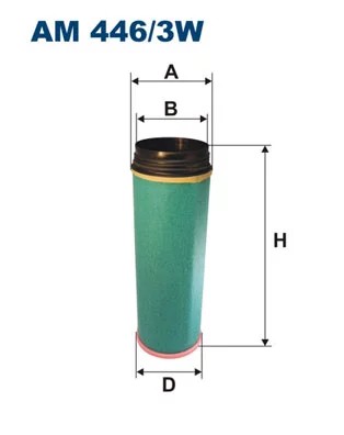 AM446/3W ФІЛЬТР ПОВІТРЯ