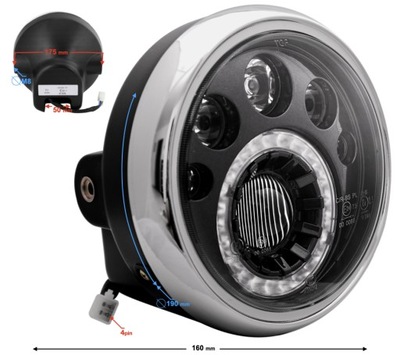 Reflektor moto LED