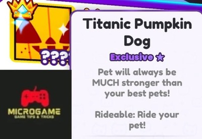 PS99 - Titanic Pumpkin Dog