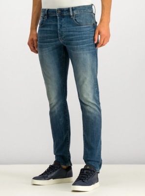 SPODNIE JEANSOWE MĘSKIE G-STAR RAW 3301 SLIM 30/32