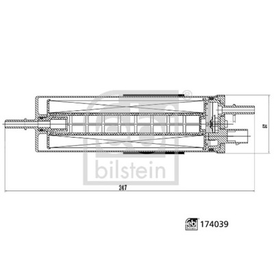 ФИЛЬТР ТОПЛИВА FEBI BILSTEIN 174039 фото