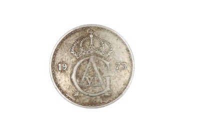 SZWECJA Moneta 25 ORE 1973 r. Gustaw VI Adolf (E0139-3)