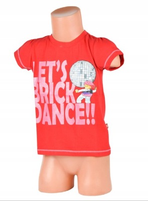 Koszulka dziewczęca T-Shirt dziecięcy LEGO WEAR 146 cm Czerwona
