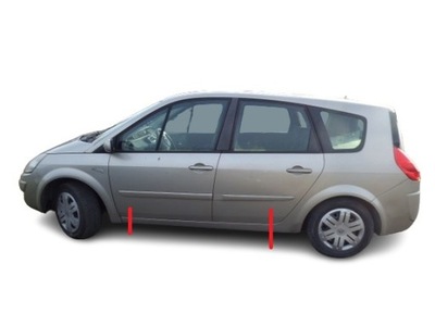 Grand scenic ii lift 06-09 порог блок двигателя левый ted11 фото №1