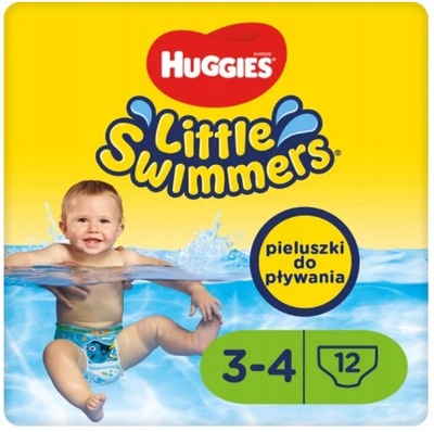 Huggies Pieluchy do pływania wody majtki 7-15 kg