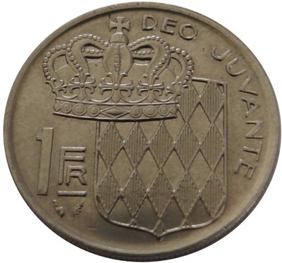 [D00778] Monako 1 frank 1976 Rainier III