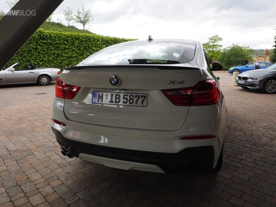 BMW X4 F26 SPOILER BRIDA SPOILER AL TAPA DE MALETERO JAKOSC!!  