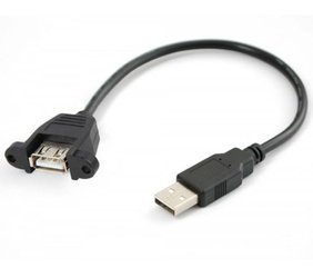 Adapter Gniazdo USB A do obudowy z przewodem 50cm