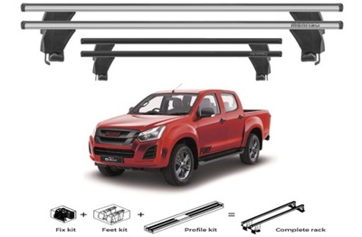 БАГАЖНИК КРЫШИ АЛЮМИНИЙ ISUZU D-MAX 2019 фото