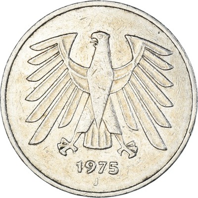 Moneta, Niemcy, 5 Mark, 1975