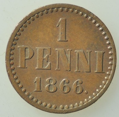 Finlandia - 1 penni 1866