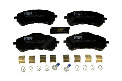 HART ZAPATAS DE FRENADO PARTE DELANTERA PEUGEOT 308 1.6-2.0 13-  