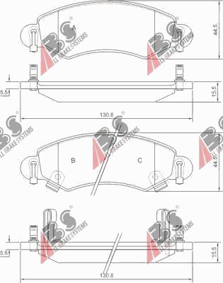 ZAPATAS DE FRENADO PARTE DELANTERA SUZUKI WAGON R+ 2000-  